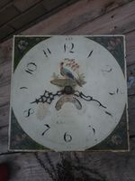 Antique Grandfather Clock Mechanism with Dial and Hands for Restoration