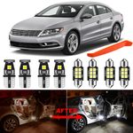 LED Light Bulb White Interior Light Kit for Volkswagen CC VW Passat CC 2008-2017
