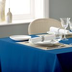 100% Polyester Plain Square & Rectangular Tablecloths Various Sizes & Colours