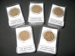 D-Day Normandy Landings WW2 beach sand from ALL 5 Beaches Juno Gold Sword Omaha