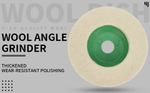 10PCS 4'' Wool Buffing Polishing Angle Grinder Wheel Felt Pads Buffer Buff Discs