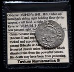 VF Genuine Oshin Armenian Silver Takvorin 1320 AD Crusades Detailed Coin Flip