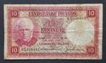 •1928•ICELAND•10 KRONUR•BANKNOTE•