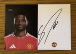 Amad Diallo, Manchester United, Official 2025/26 Club Card, Hand Signed