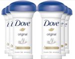 6 x 50ml Dove Mushroom Antiperspirant DeodorantStick Original Cream Women
