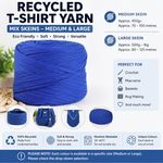 Recycled T-Shirt Yarn 450g–1000grams Mixed Colours Crochet Macrame Craft DIY UK