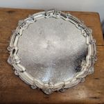 Antique Deykin & Harrison Large 17.75" EPNS Salver -PLEASE SEE CONDITION REPORT