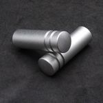 Aluminium Door Lock Pins Silver Pair VW Transporter T5 T5.1 T6 Caddy & Others
