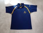S/S Surrey CCC Shirt Dark blue. 100% Polyester. Size L. £15