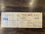 GB KGV 1936 2/6 Reengraved Seahorses Cover PERFIN Liverpool ICI to Argentina