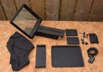 TELEPROMPTER/AUTOCUE KIT WITH iPAD/TABLET MOUNT FOR VIDEO CAM OR DSLR - USED