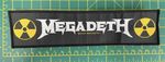 Megadeth Radioactive Super Strip Woven Sew On Patch Officially Licensed