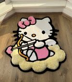 Hello Kitty Handmade Tufting Rug
