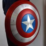 30" Marvel  Anniversary Avengers Shield Alloy Metal Legends Captain America 75th