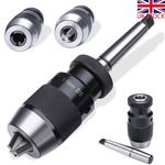 Self Tighten Keyless 1-16mm Drilling Chucks MT2 -B18 Taper Arbor for Lathe Drill