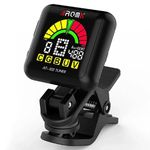 Aroma AT-102 USB Rechargeable Clip-On Tuner for Guitar, Violin, Ukulele