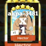1 x Hector 5 ⭐ - Golden  Blitz - Mono_Poly_Go (FAST)