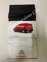 Citroen Berlingo Owners Handbook and Service Book in Wallet - For Vans 2012-15