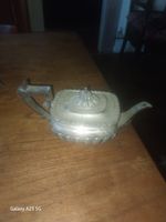 solid silver teapot crichton bros old bond street 13 oz