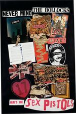 SEX PISTOLS 'Never Mind The Bollocks' LP Album Window Poster - 10"x6" reprint