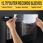 Outer 12 inch Album Covers 3 Mil Thick Record Sleeves 12.75" Vinyl Protectors