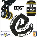 OXFORD BEAST LARGEST STRONGEST CHAIN LOCK MOTORCYCLE SECURITY LK120 LK126 LK127