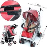 Universal Baby Stroller Pram Rain Cover - Windproof Waterproof Pushchair Shield