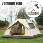 3-4 Man Person Automatic Instant Pop Up Camping Tent Waterproof Outdoor Shelter
