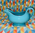 FIESTAWARE GRAVY sauce boat turquoise blue NEW FIESTA FREE shipping