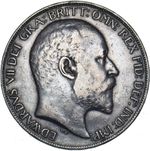 1902 Crown - Edward VII British Silver Coin - Nice