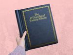 Personalised Black Self Adhesive Photo Album 20 Sheets 40 Sides, ≈80 Photos