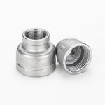 STAINLESS STEEL SOCKETS FEMALE TO FEMALE ADAPTOR CONNECTOR BRASS REDUCER FITTING