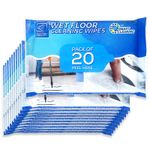 200  Floor Wipes Mop Wet Cloth Cleaning Flat Mops Cloths Refill Wood Laminate