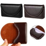Pocket Leather Name Business Card ID Card Credit Card Holder Case Wallet
