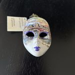 Vintage Miniature Hand Painted Venetian Mask Decor