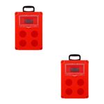 Red Durable Plastic Outdoor Electrical Box Weatherproof Distribution Protection