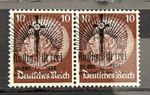 1938 German Local Stamps - Sudetenland private o/print Aussing ist Frei MNH /821