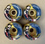 Hook-Ups 57mm Skateboard Wheels - Set Of 4 - Vintage Jeremy Klein - Bright