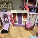 Disney Frozen Foldable Furnished 2-Storey Doll's House Playset + Furniture