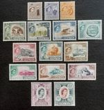 Cyprus 1955-60 QEII Definitives MH stamps SG173-187  CV £130
