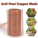 12M Pure Copper Mesh Rodent Pest Control Fine Wire Mesh Roll Mouse Hole Filler