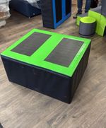 Old Shop Stock - Green Plyometric Boxes, 90cm x 75cm x 45cm, Cheap to Clear