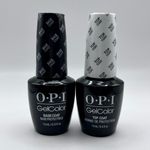 OPI GelColor Base Coat & Top Coat Duo Set 15ml Soak Off UV LED Gel Nail Polish