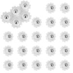 20 Pieces Self Adhesive Castor Wheel, Splicable DIY Universal Mini Stick On... 