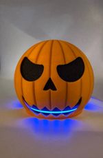 Pumpkin Echo Dot 5th Gen Cover – Halloween Alexa Speaker Holder | Orange Case