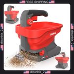 Battery Powered Fertilizer Spreader 7.2V Rechargeable Seed Dispenser for Salt