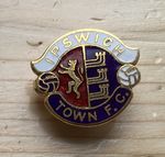 OLD ORIGINAL 1970S IPSWICH TOWN F.C BADGE Maker Coffer London 