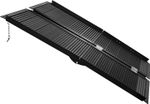 5FT Folding Portable Wheelchair Ramp for Mobility Scooter Home/Car Threshold