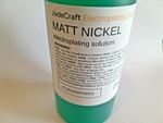 Matt Nickel Plating Solution - Professional Grade - Electroplating 