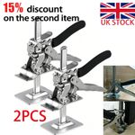 2X Labor Saving Arm Brick Lifter Hand Lifting Home Tool Door Cabinet Jack Clamp